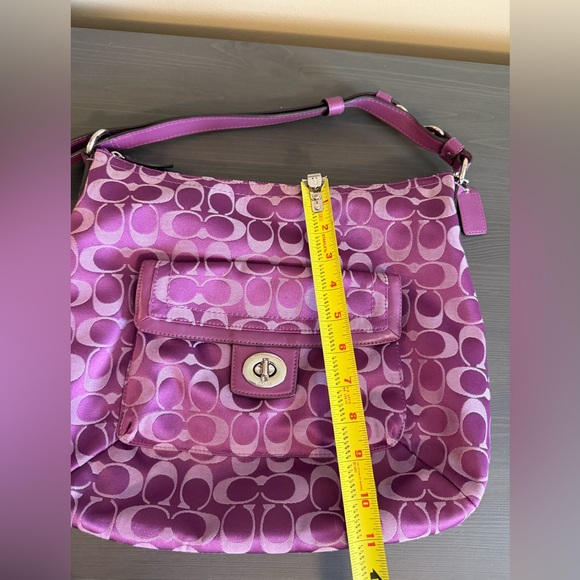 Coach Penelope Signature Sateen Convertible Shoulder Bag - Picture 12 of 12